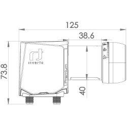 Inverto Premium LNB Twin Universel 40 mm PLL